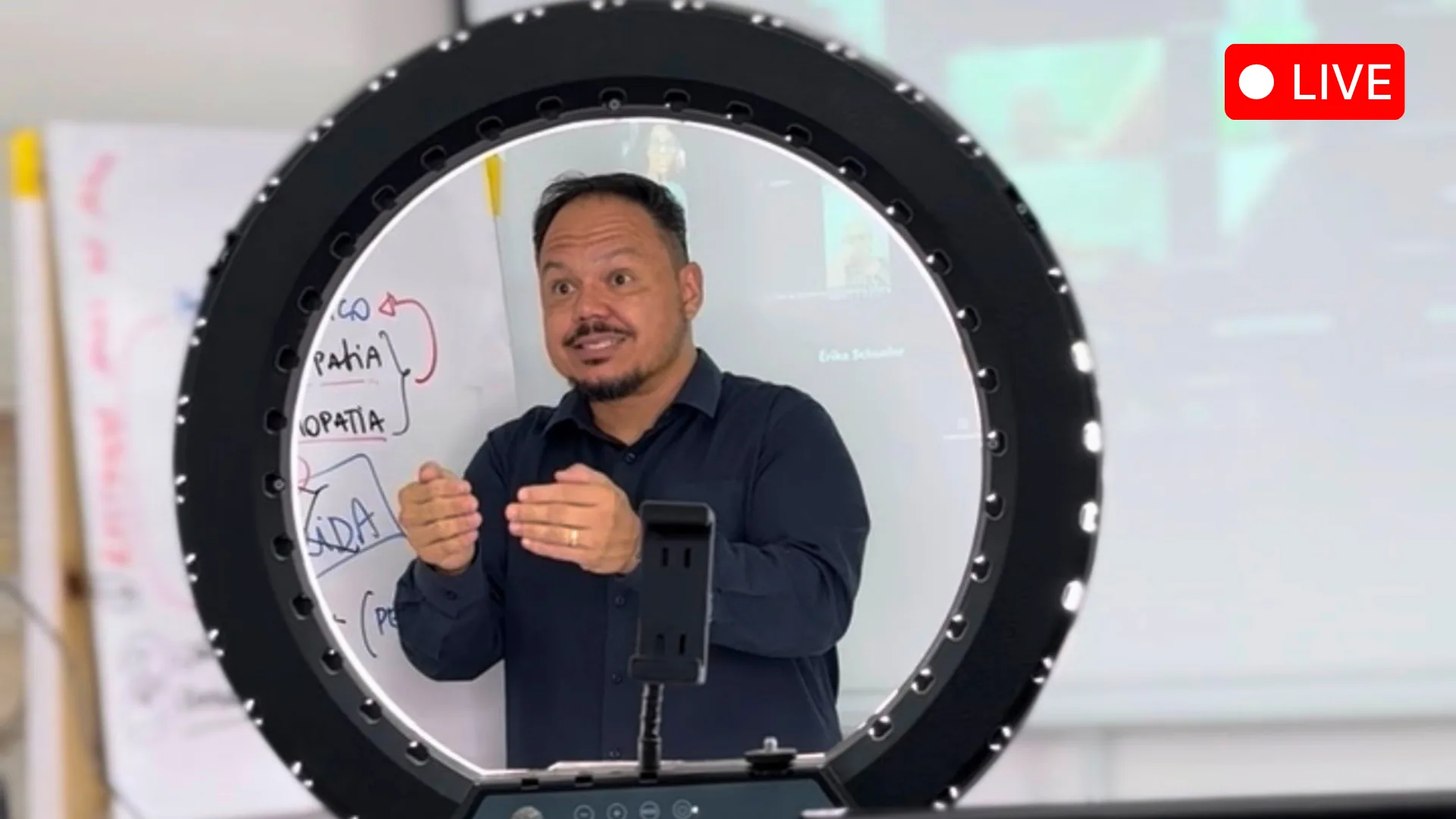 Aulas extra ao vivo